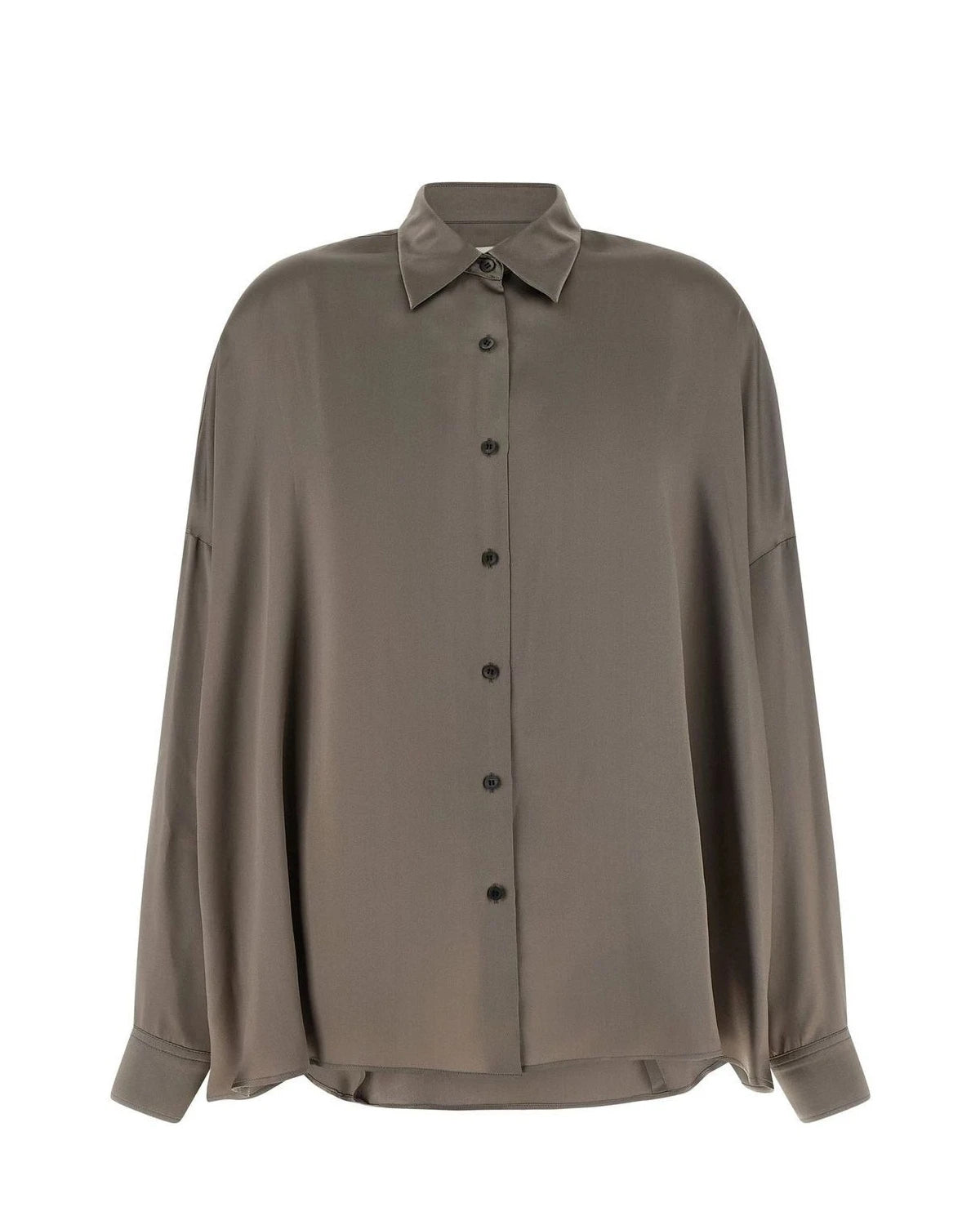 Dries Van Noten Dress Shirt in gray, Silk