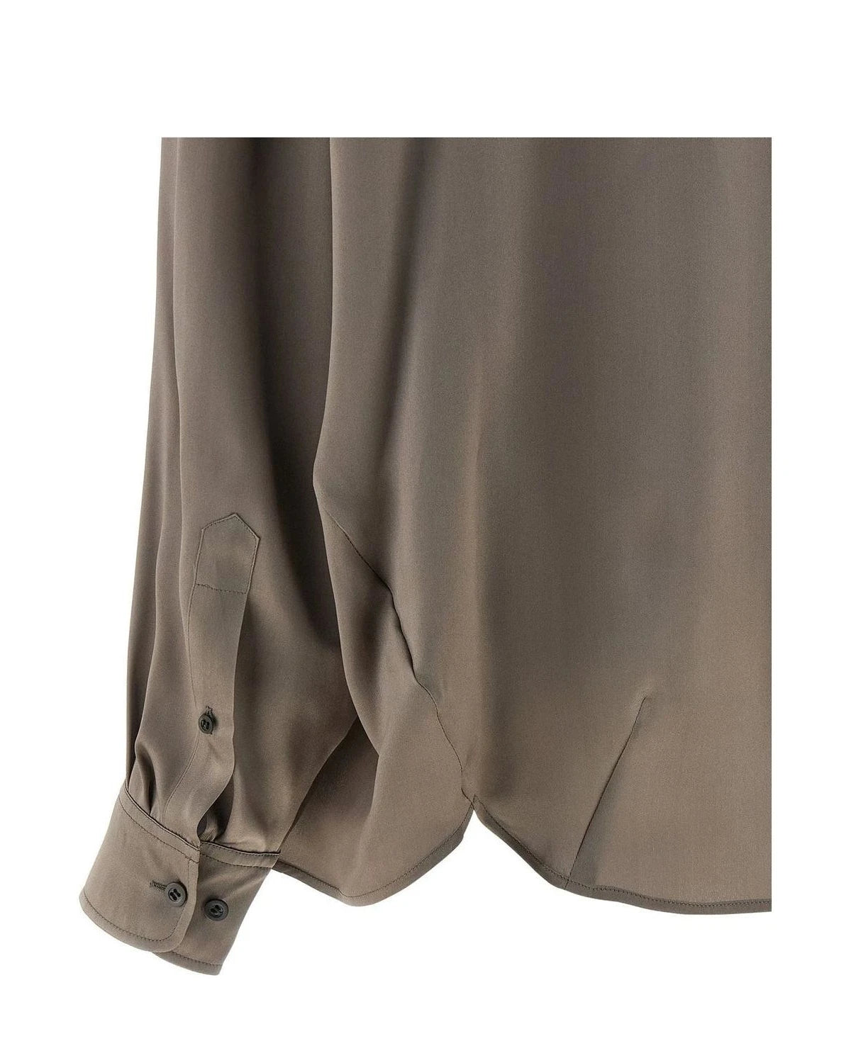 Dries Van Noten Dress Shirt in gray, Silk — view 4