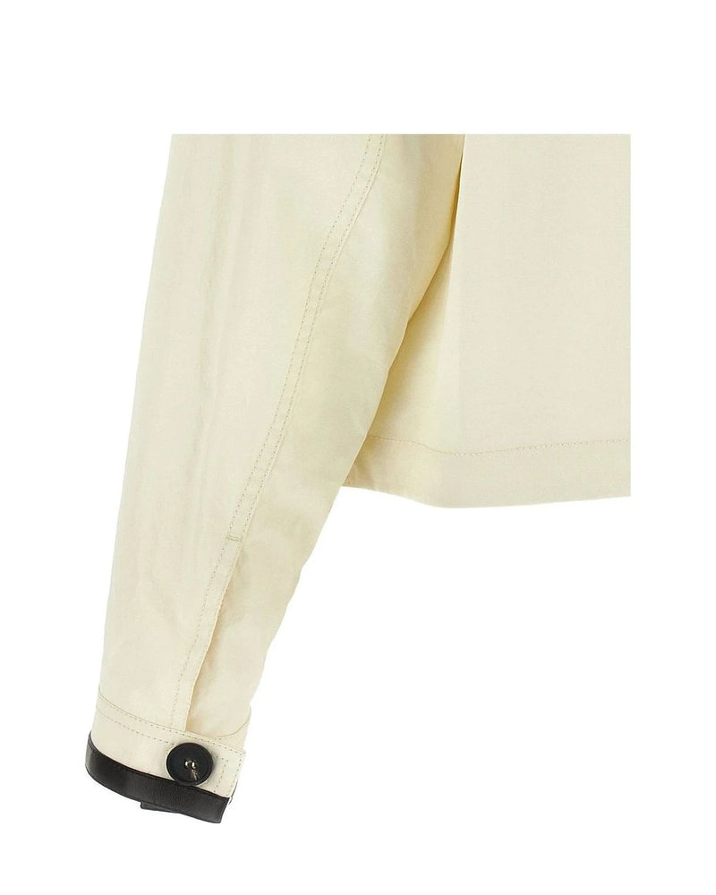 Ferragamo Sport Jacket in white, Linen — view 4
