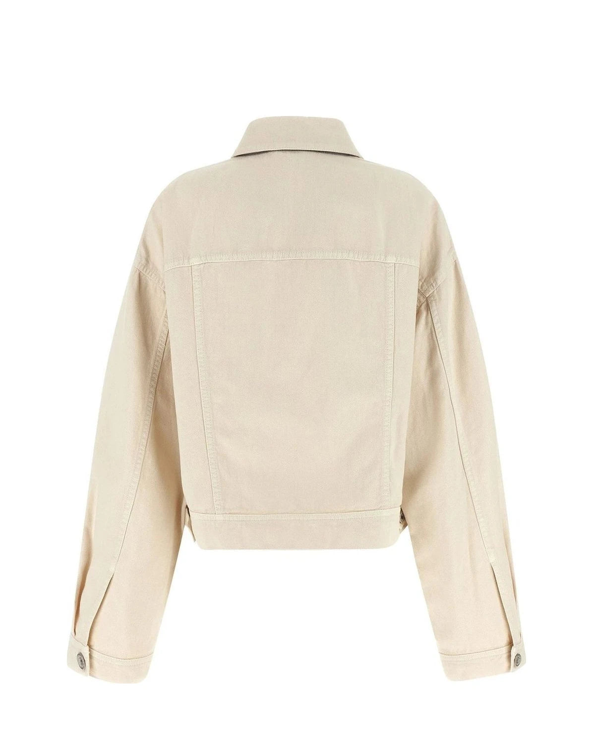 Brunello Cucinelli Trucker Jacket in beige, Cotton — view 2