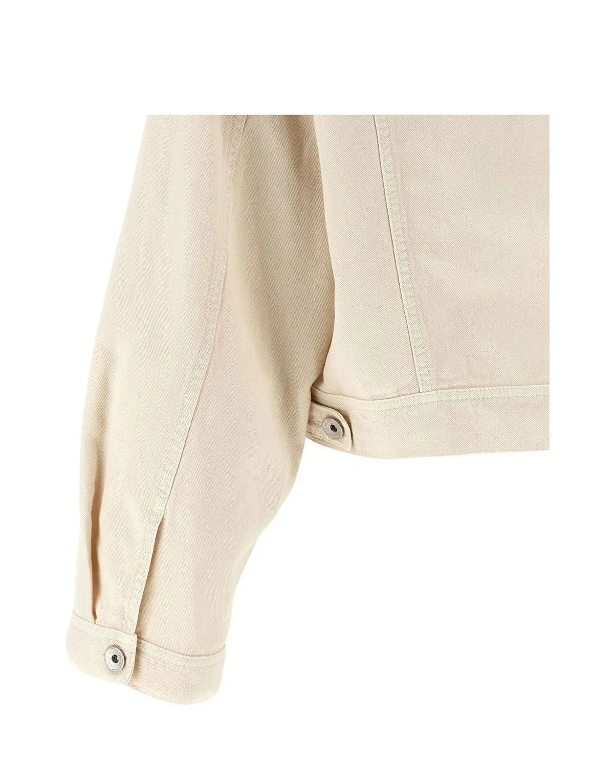 Brunello Cucinelli Trucker Jacket in beige, Cotton — view 4