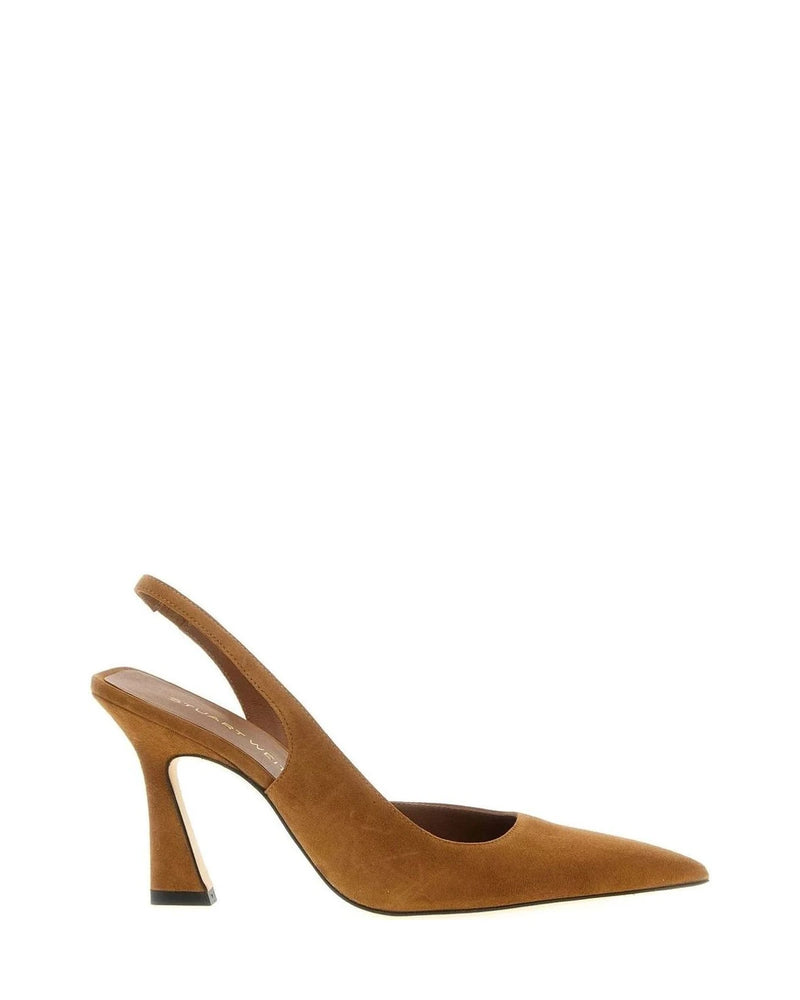 Stuart Weitzman Heels in brown, Goat Leather