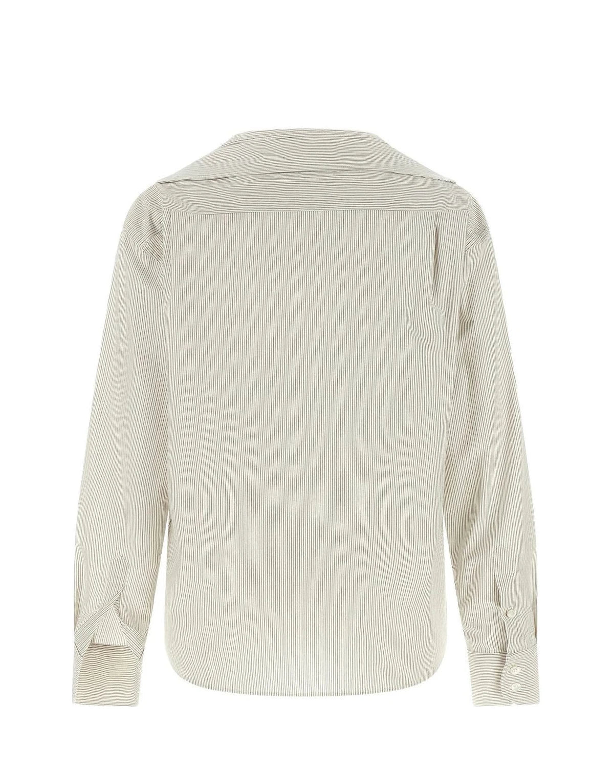 MM6 Maison Margiela Dress Shirt in gray, Cotton — view 2