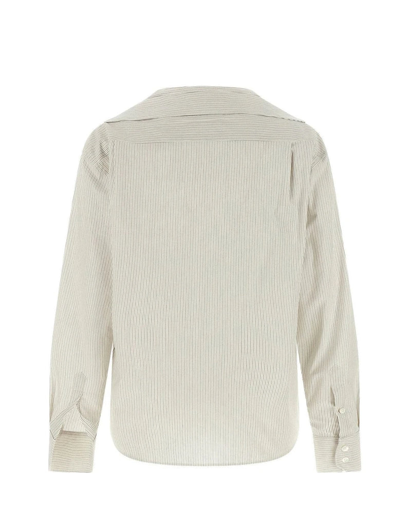 MM6 Maison Margiela Dress Shirt in gray, Cotton — view 2