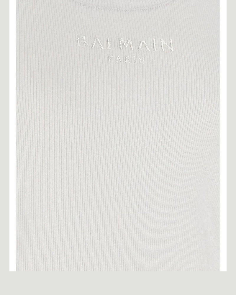 Balmain White Tank Top 