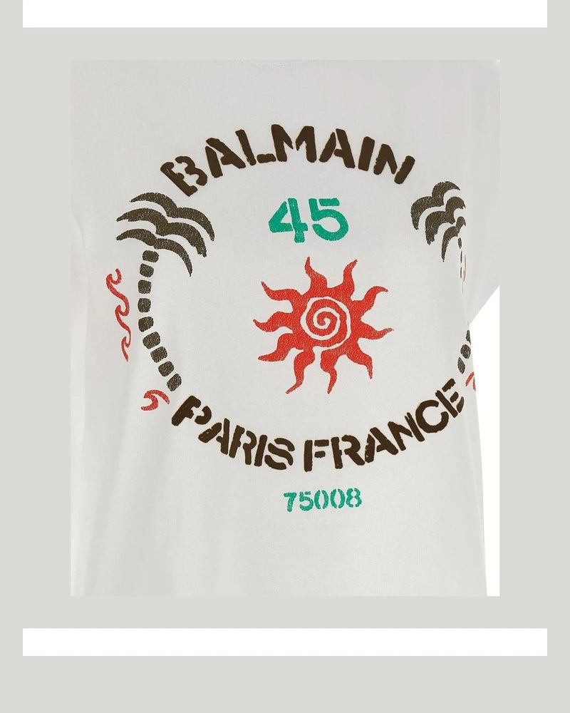Balmain T-Shirt in white — view 4
