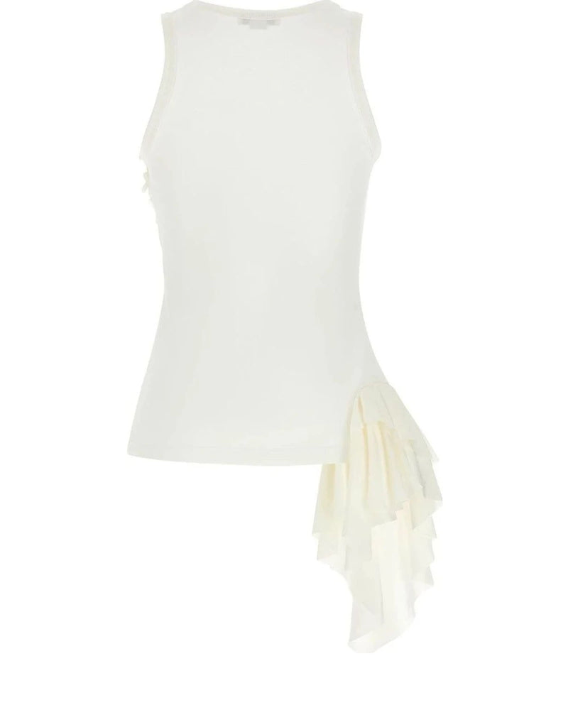 Alexander McQueen Tank Top in white, Cotton — view 2