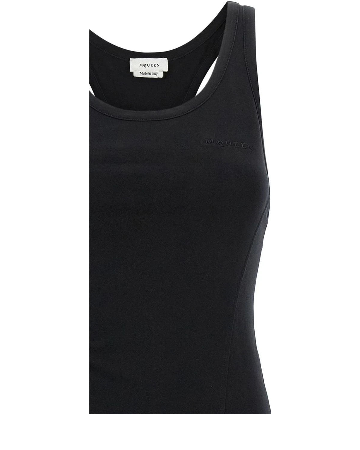 Black Cotton Long Dress 