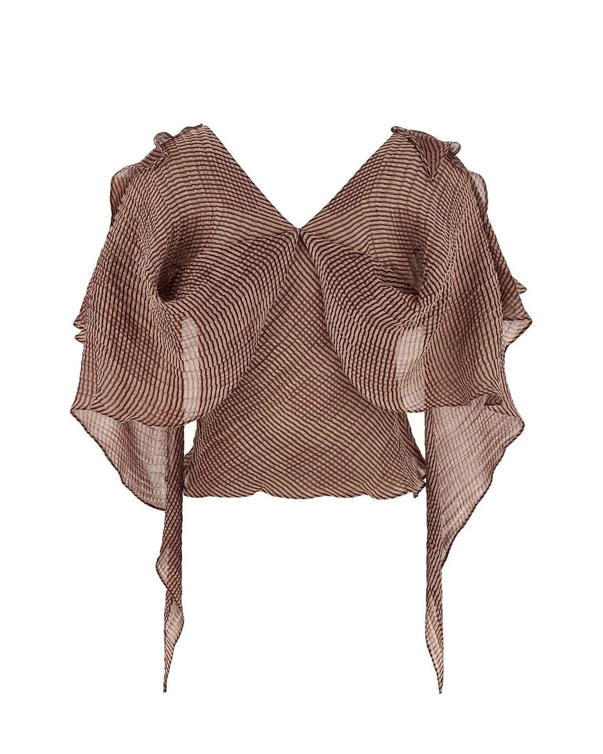 Kiko Kostadinov Blouse in red, Linen — view 2