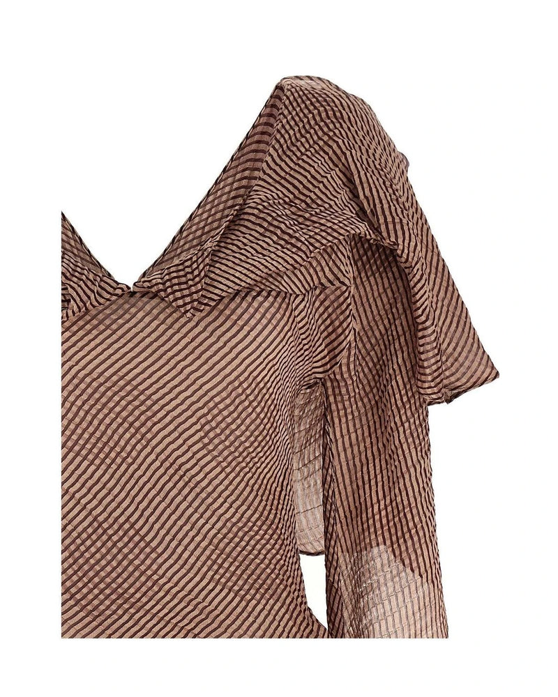 Kiko Kostadinov Blouse in red, Linen — view 3