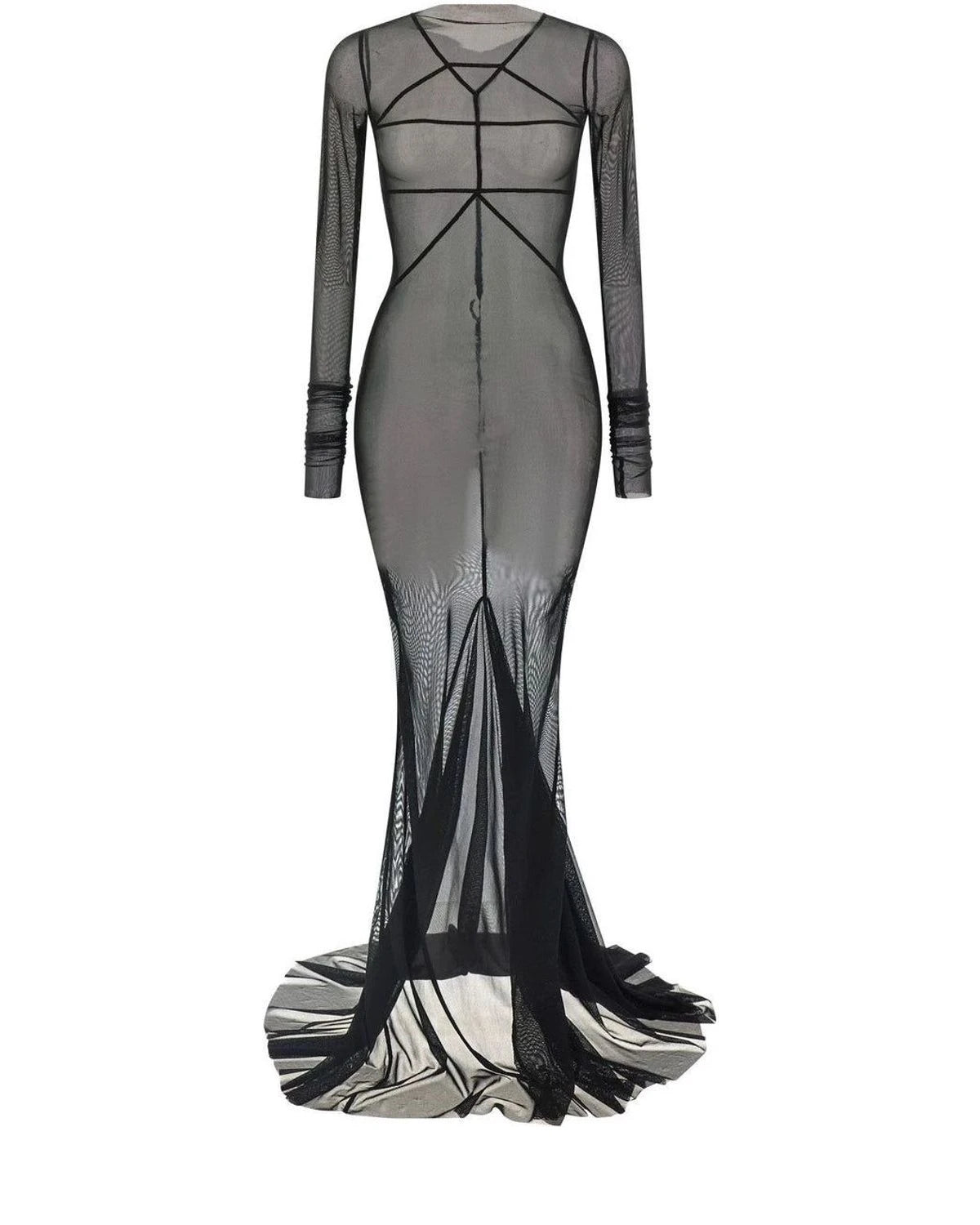 Rick Owens Dresse in black, Nylon
