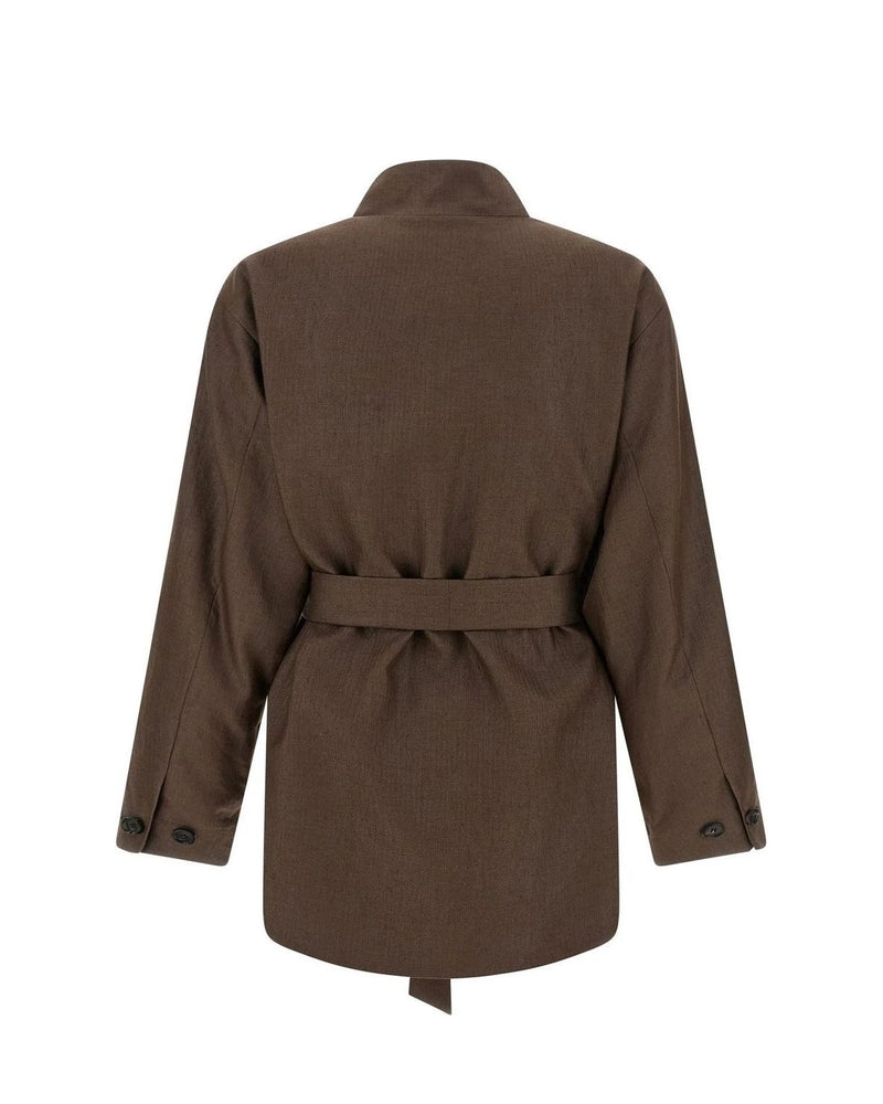 Kiton Blazer in brown, Polyamide — view 2