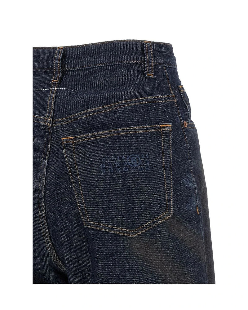 MM6 Maison Margiela Jean in blue — view 4
