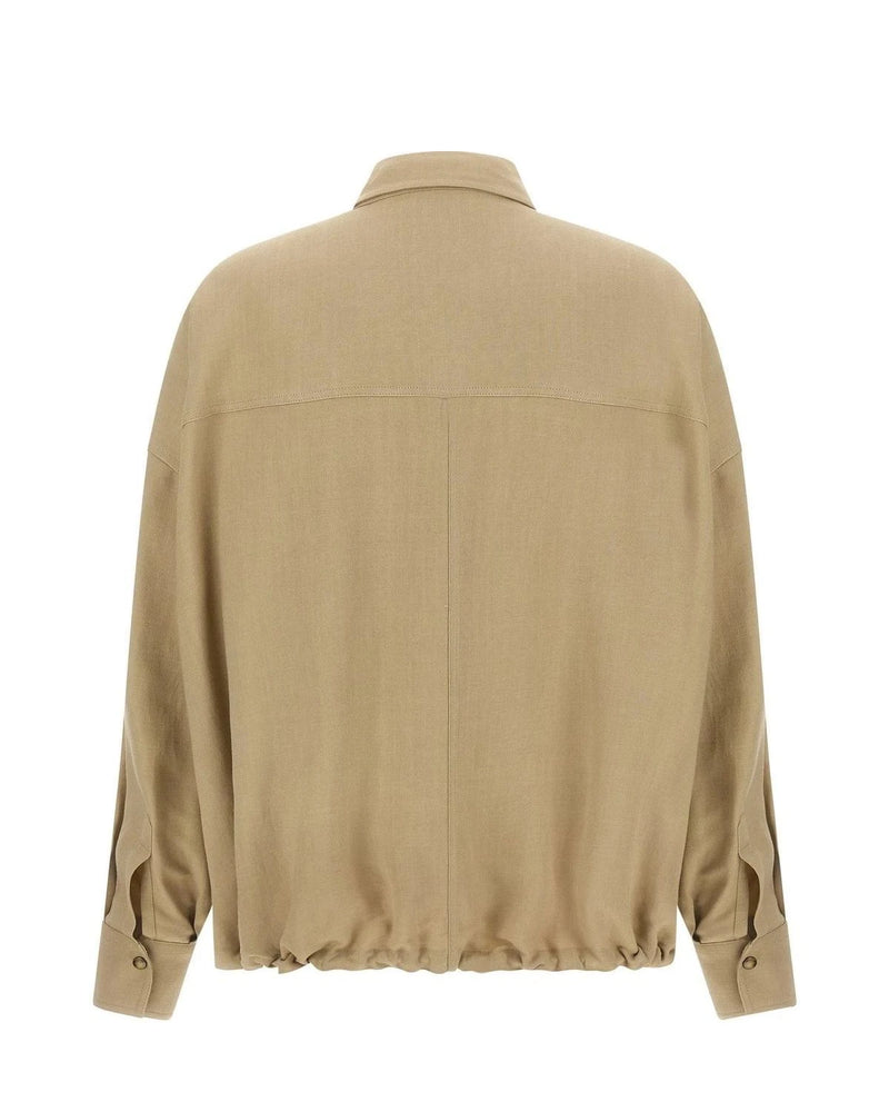 Brunello Cucinelli Dress Shirt in beige, Viscose — view 2