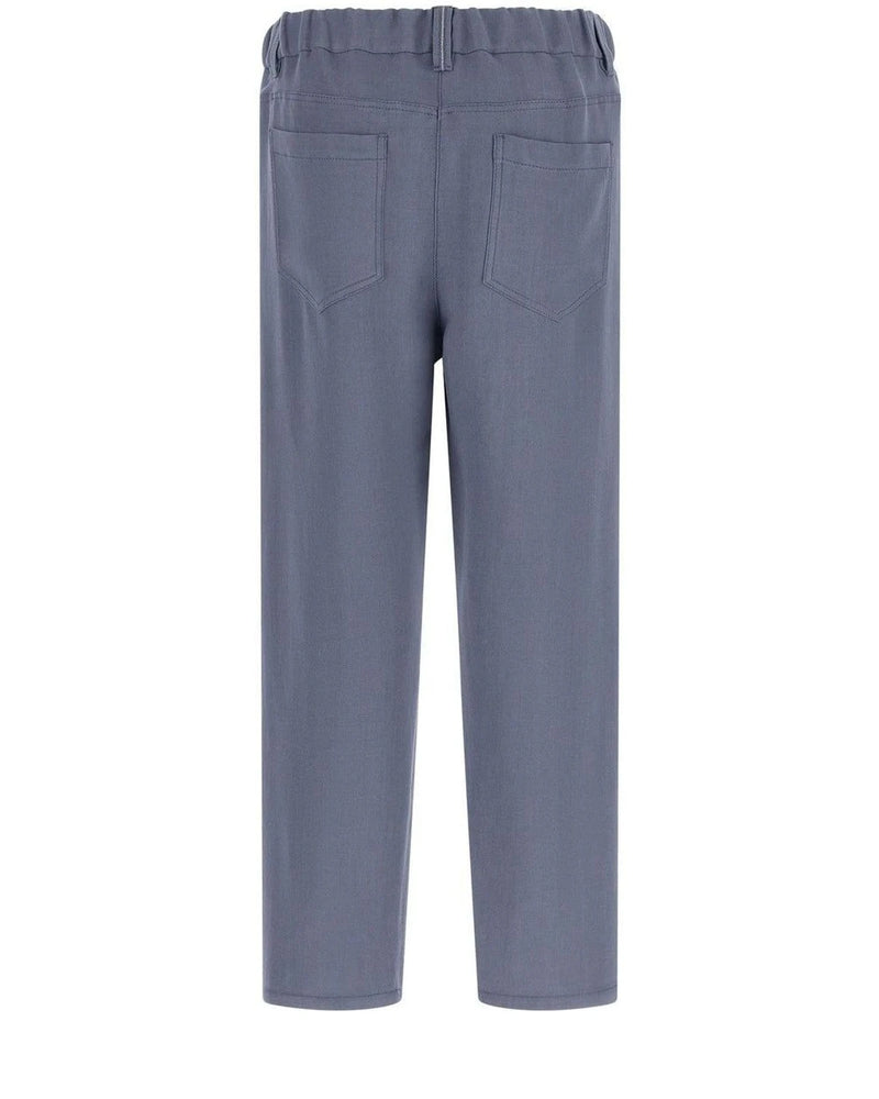 Brunello Cucinelli Trouser in blue, Viscose — view 2