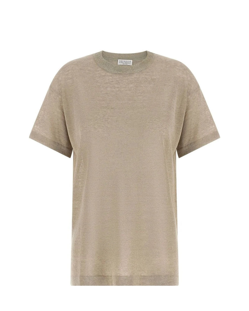 Brunello Cucinelli Sweater in beige, Linen