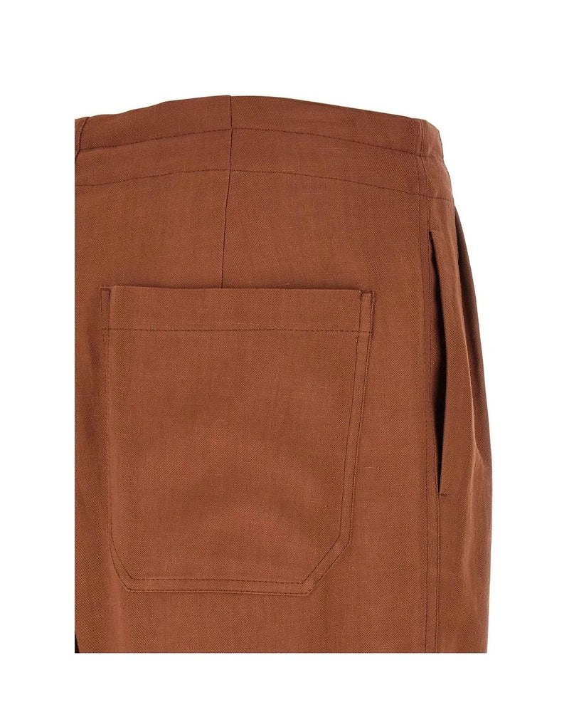 Brunello Cucinelli Palazzo Pant in multicolor, Viscose — view 4