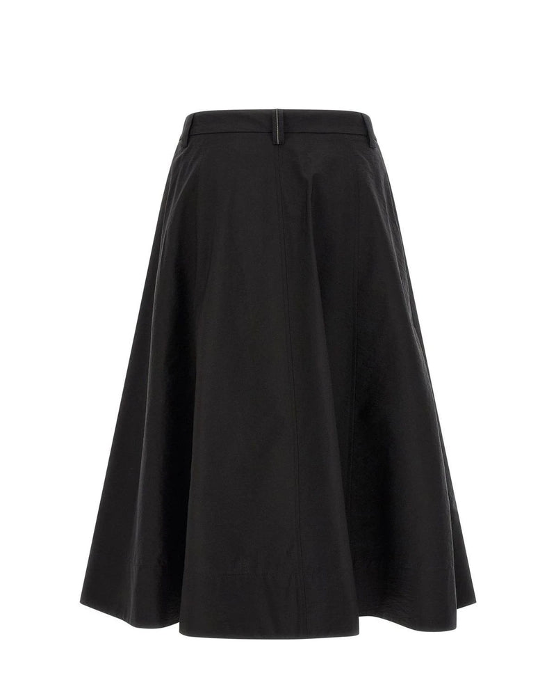 Brunello Cucinelli Skirt in black — view 2