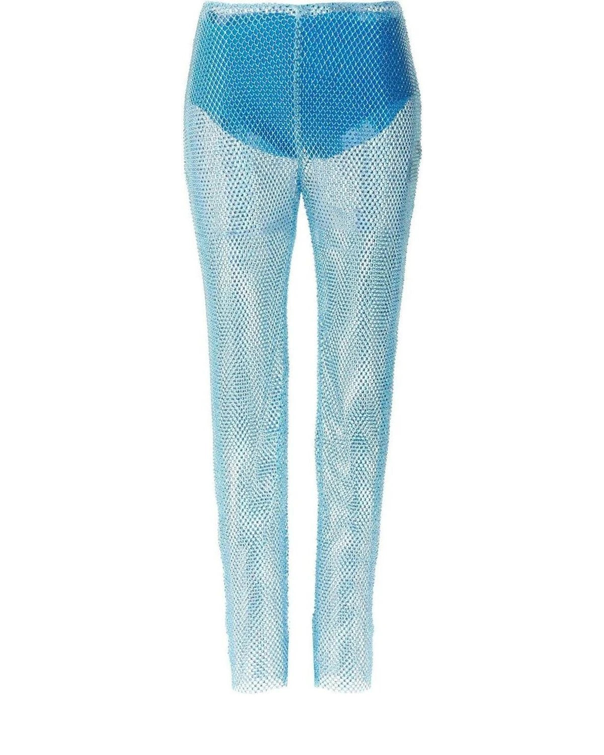 Giuseppe Di Morabito Trouser in blue, Polyamide