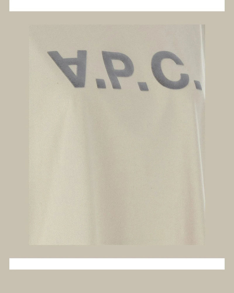 A.P.C. T-Shirt in beige, Cotton — view 4