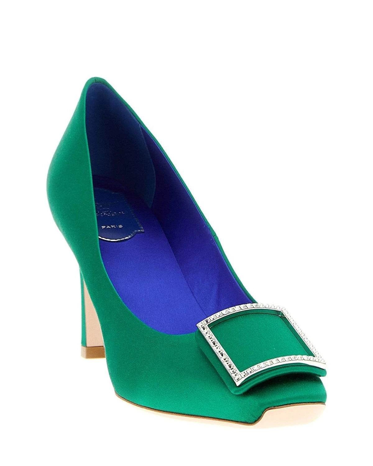 Roger Vivier Pumps in green, Viscose — view 2
