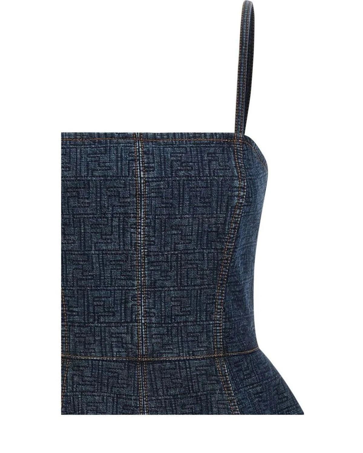 Fendi Dresse in blue, Cotton — view 3