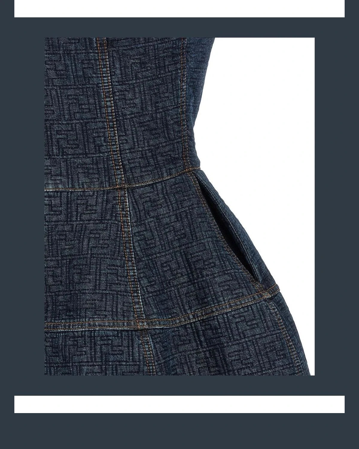 Fendi Dresse in blue, Cotton — view 4