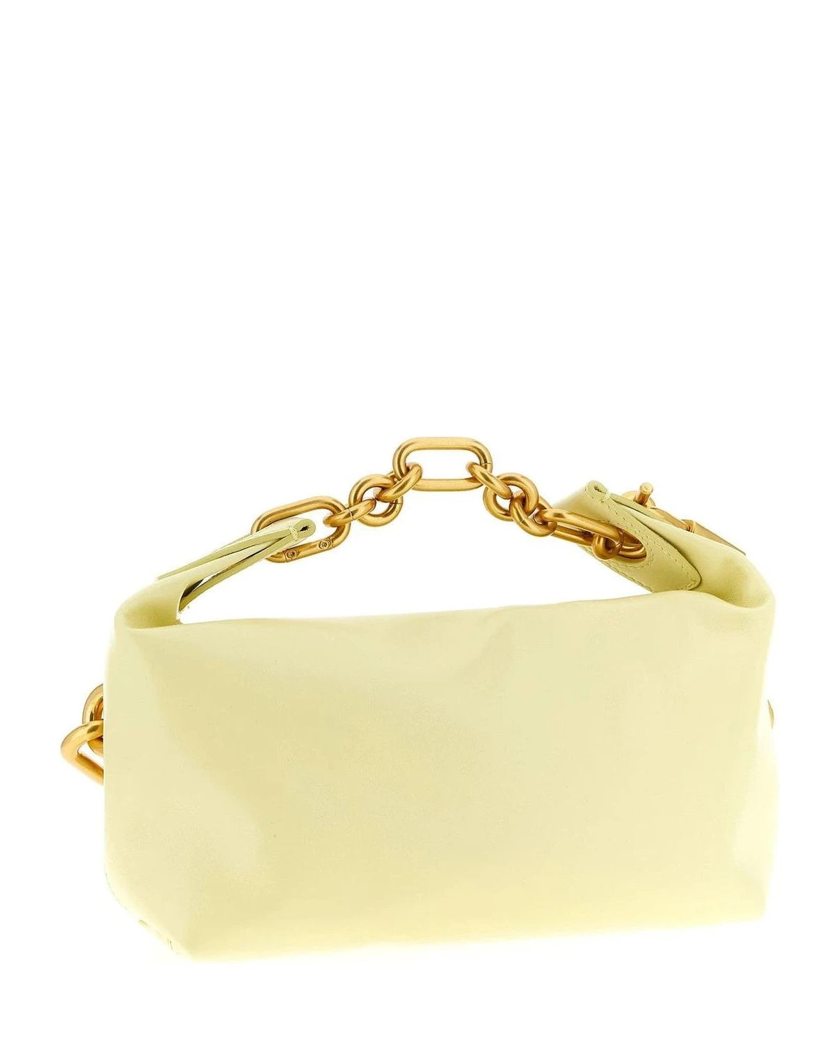 Balmain Hobo Bag in beige, Calfskin Leather — view 2