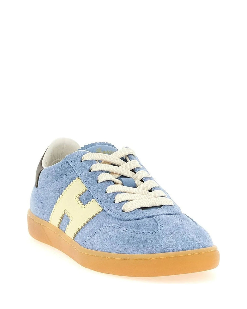 Hogan Sneakers in blue, Calfskin Leather — view 2