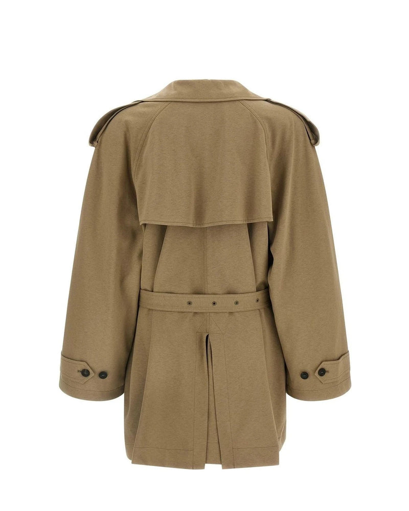 Balenciaga Trench Coat in beige, Cotton — view 3