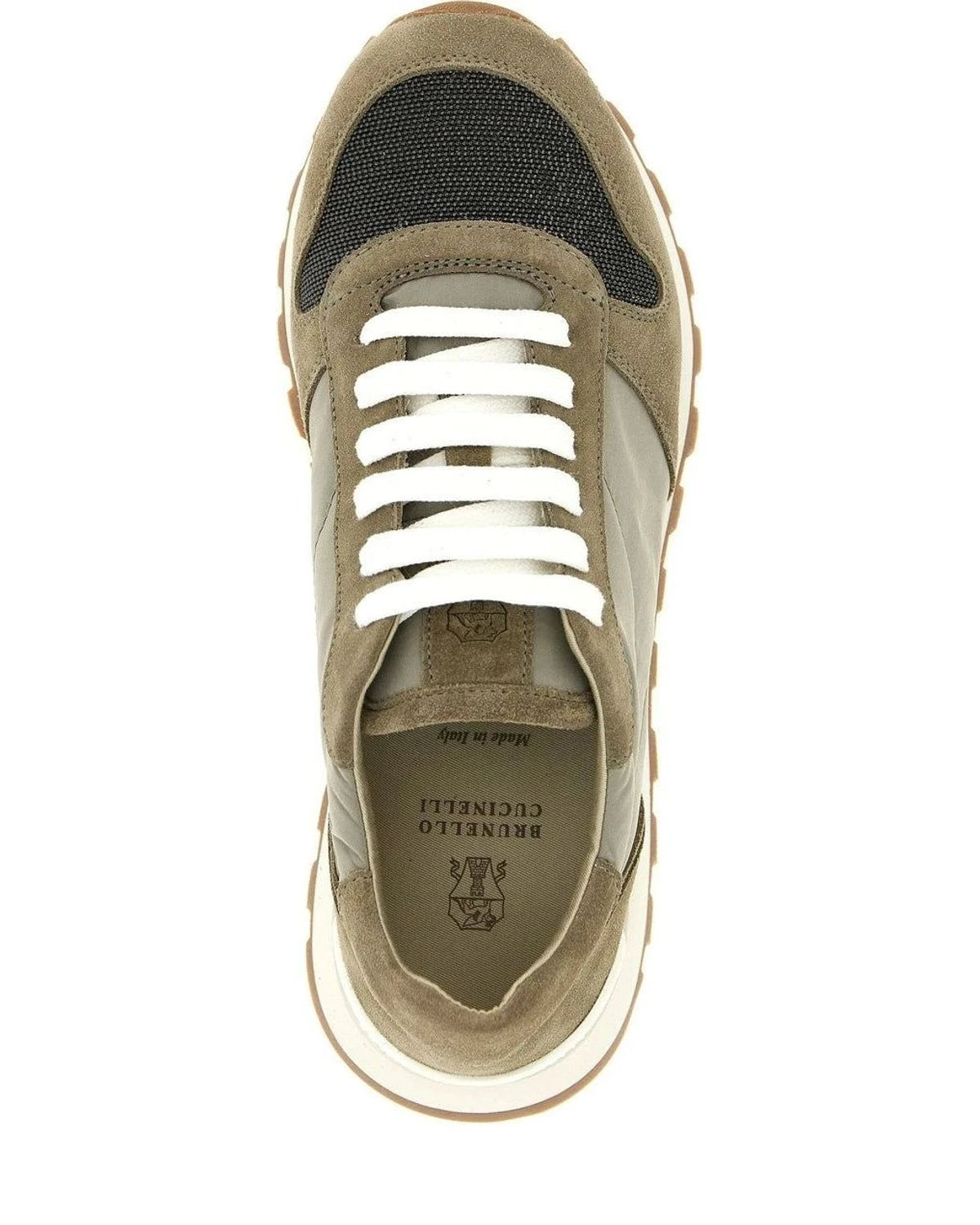 Brunello Cucinelli Sneakers in brown, Polyester — view 4
