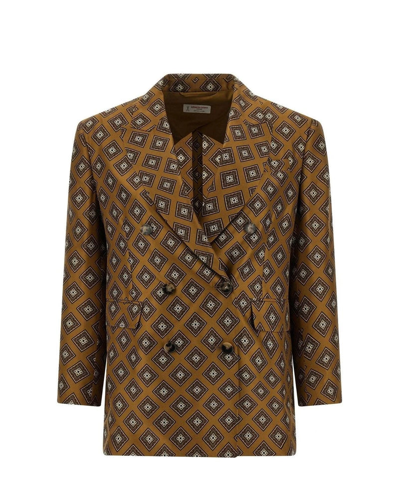 Alberto Biani Blazer in brown, Silk