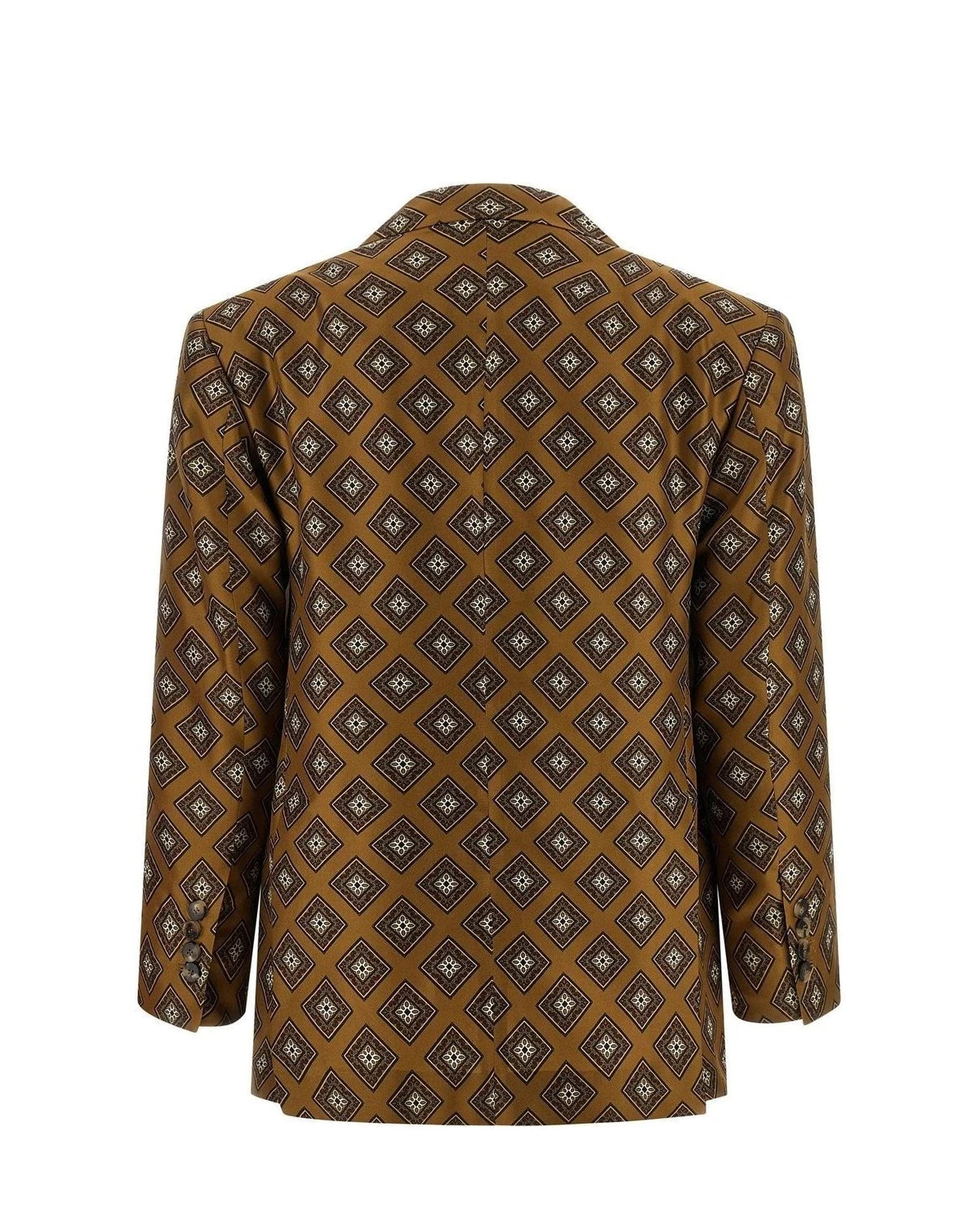 Alberto Biani Blazer in brown, Silk — view 2