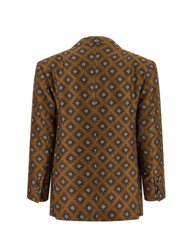 Alberto Biani Blazer in brown, Silk — view 2