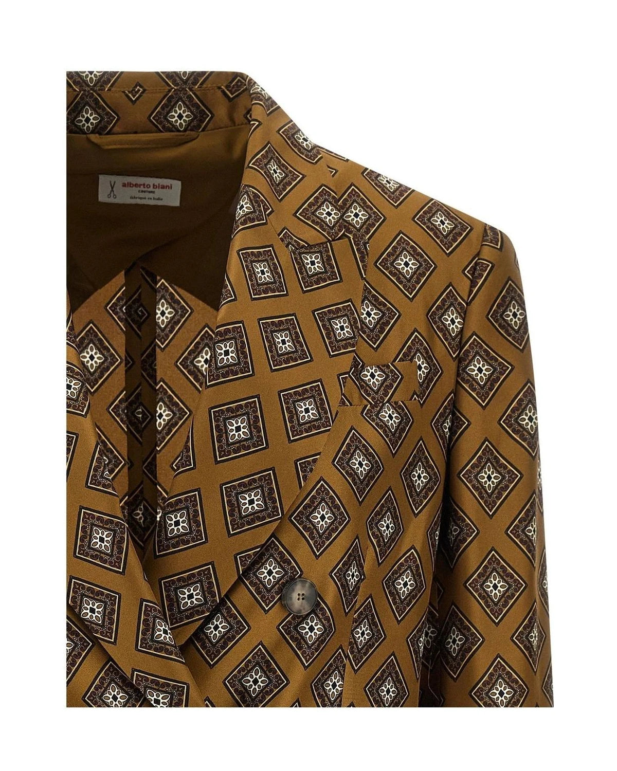 Alberto Biani Blazer in brown, Silk — view 3