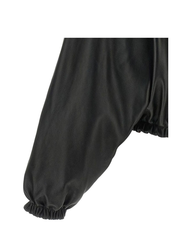 Balenciaga Bomber Jacket in black, Lamb Leather — view 5