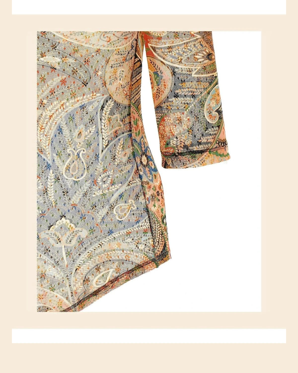 Etro Bodysuit in multicolor, Polyamide — view 4