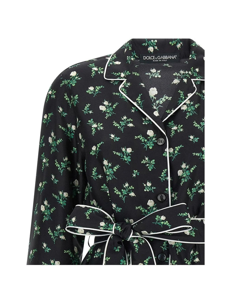Dolce & Gabbana Blouse in black, Silk — view 3