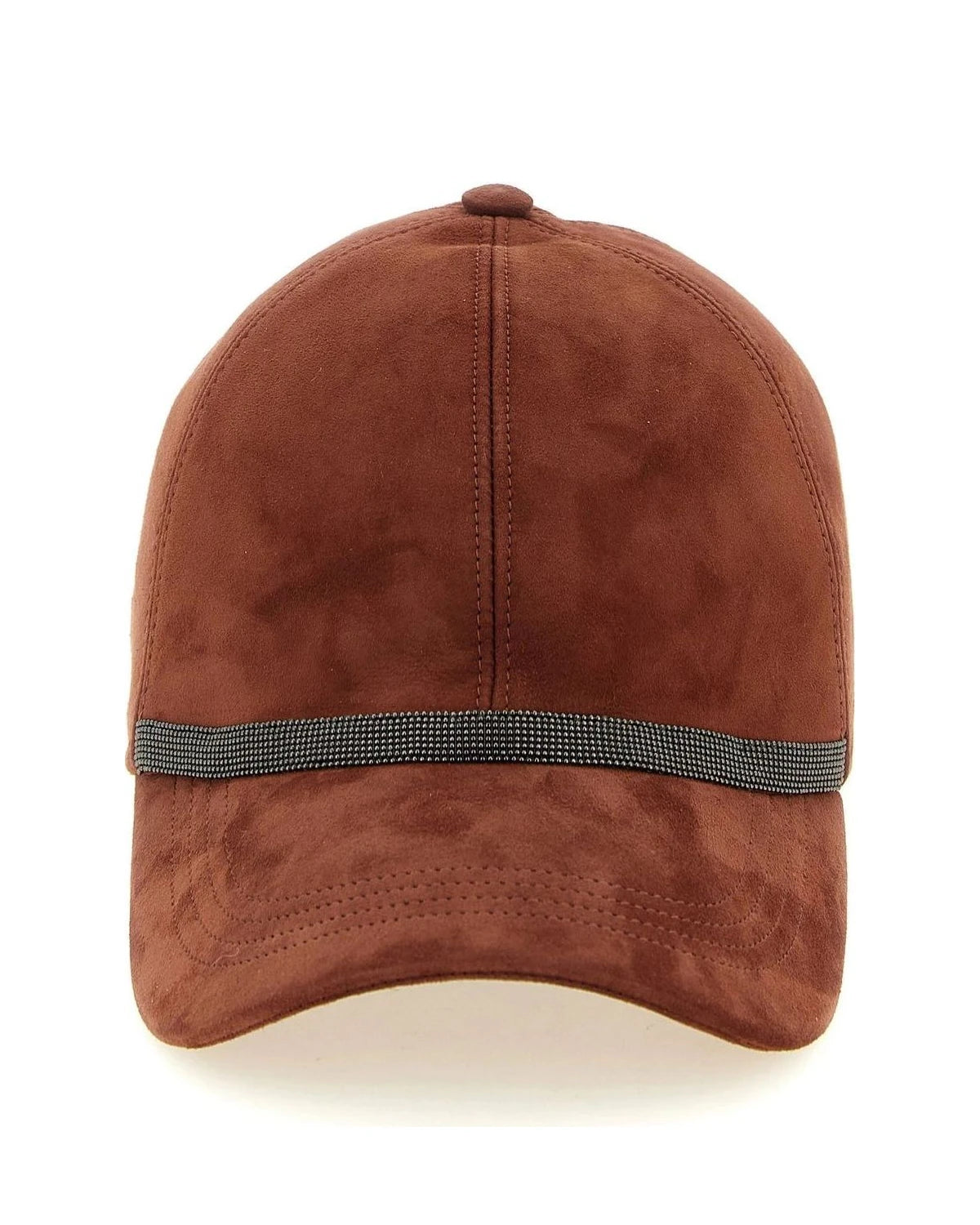 Brunello Cucinelli Baseball Cap in multicolor, Lamb Leather