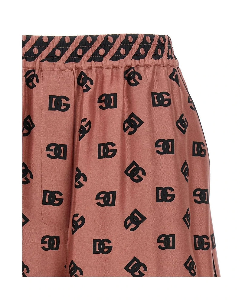 Dolce & Gabbana Bermuda in pink, Silk — view 3