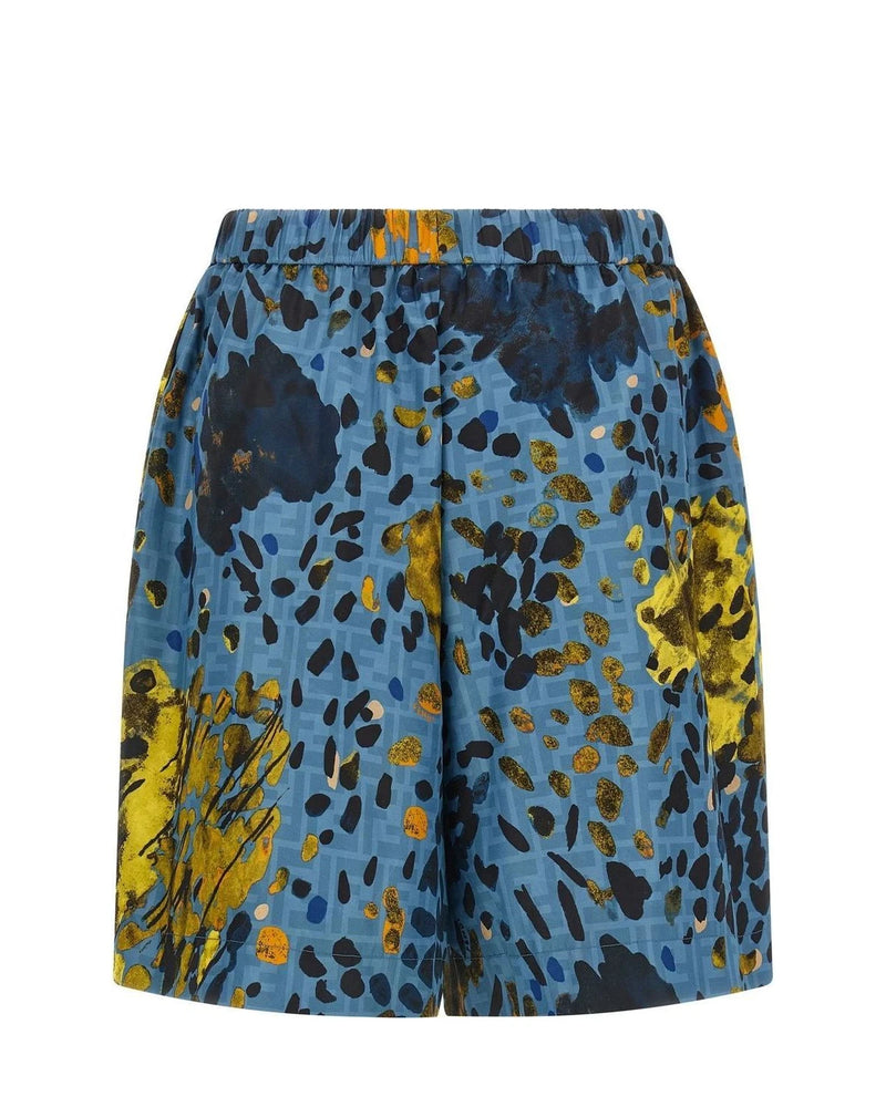Fendi Bermuda in blue, Polyester — view 2