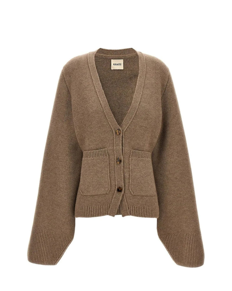 Khaite Cardigan in brown, Cashmere
