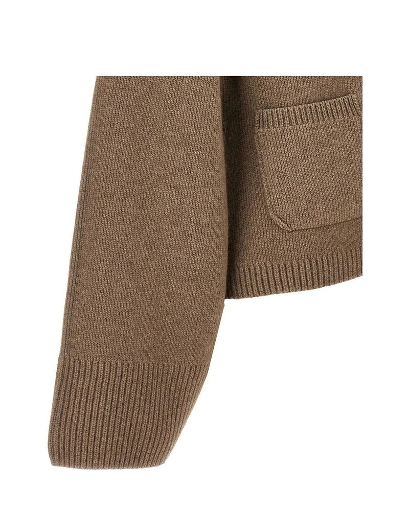 Khaite Cardigan in brown, Cashmere — view 4