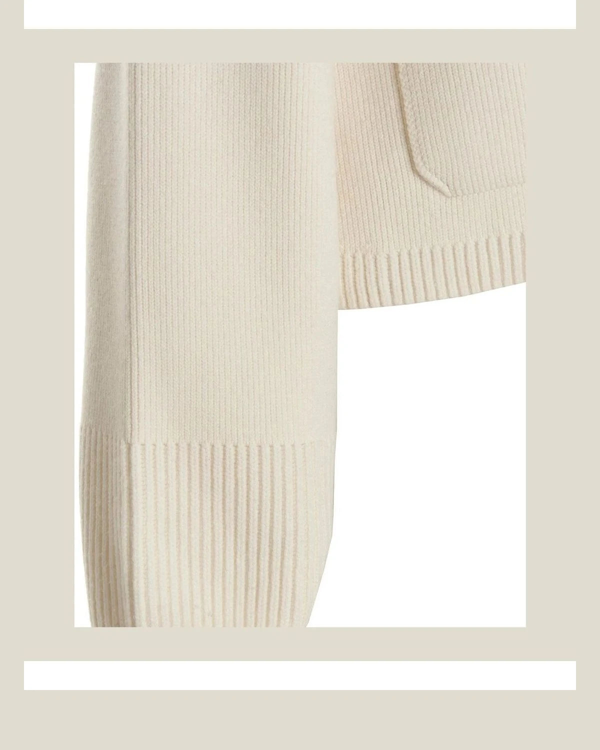Khaite Cardigan in white, Cashmere — view 4