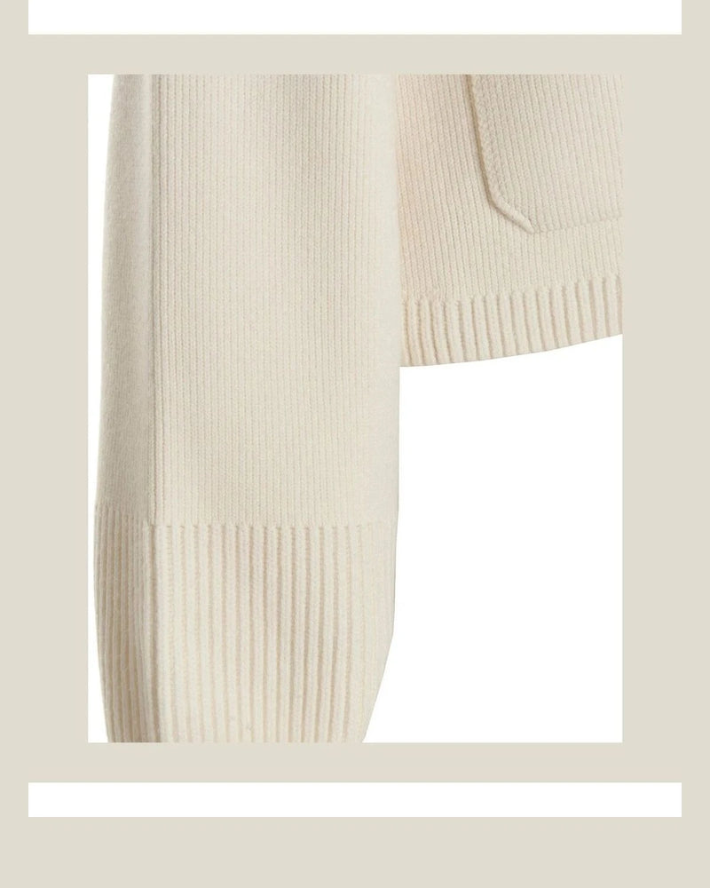 Khaite Cardigan in white, Cashmere — view 4