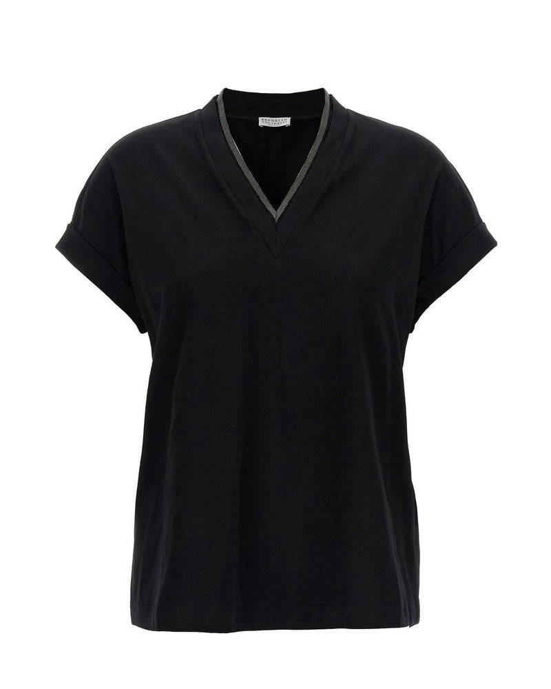 Brunello Cucinelli T-Shirt in black, Cotton