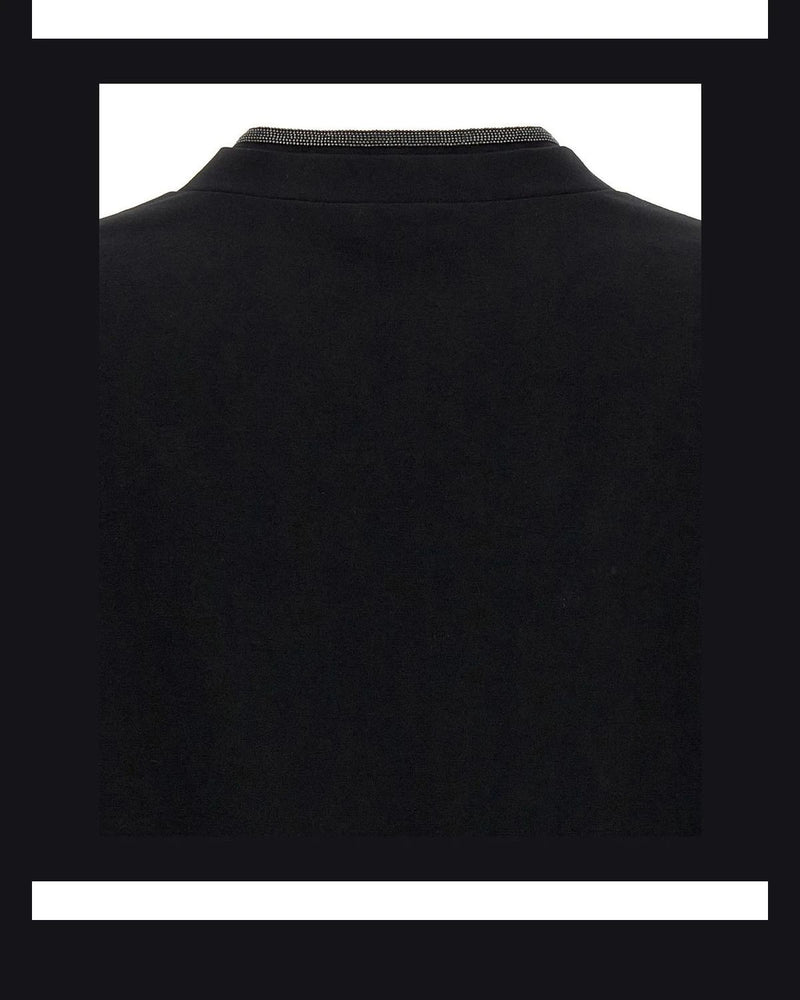 Brunello Cucinelli T-Shirt in black, Cotton — view 4