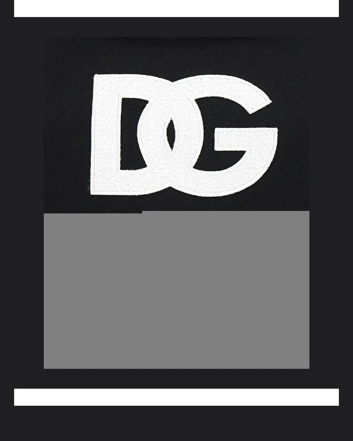 Dolce & Gabbana Hoodie in black, Cotton — view 3