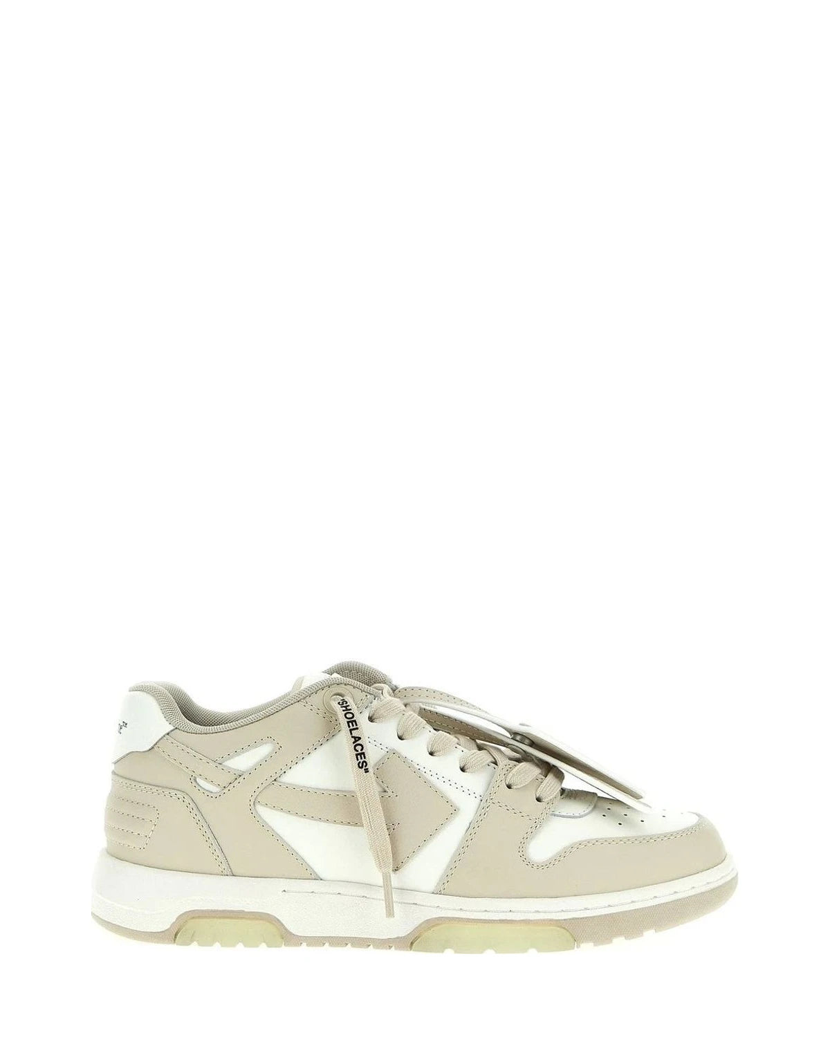 Off-White Sneakers in beige, Calfskin Leather