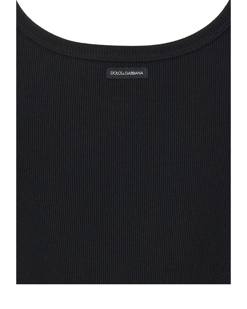 Black Cotton Tank Tops 